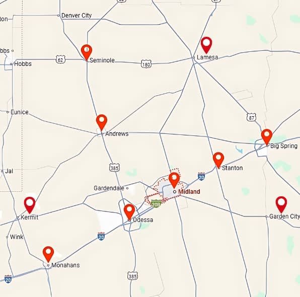 West Texas Service Area